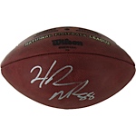Hakeem Nicks Autographed NFL "Duke" Football